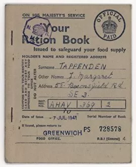 Allowance Collection: Food Ration Book 1941