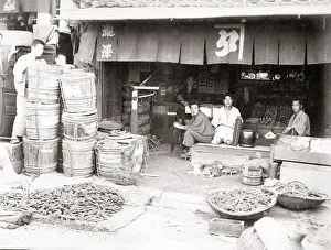 Food shop, Japan, c. 1880 s