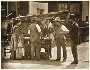 Vinegar Prints: Food Stall 1877