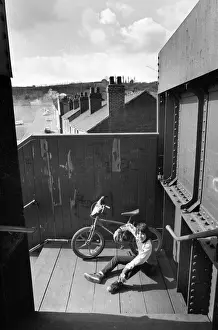 Hanley Prints: Foot bridge, Hanley, Stoke