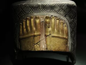 Images Dated 4th March 2012: Foot case for a mummy. Roman Period. 1st century AD