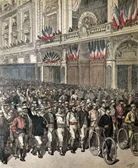Competitions Prints: Foot march Par&#xdcedBelford (1892). Picture of Le