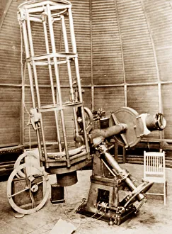 Observatory Prints: Two foot reflecting telescope, Yerkes Observatory