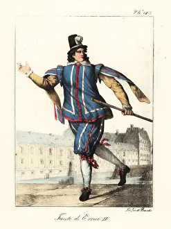 Foot valet to King Henry IV of France, circa 1600
