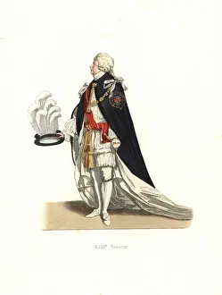 1799 Prints: Foot valet to the kings household, 17th century