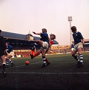 Images Dated 12th April 2017: Football Action. Ayresome Park Middlesbrough. March 1973