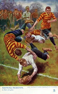 Teams Collection: Football Incidents - A Try (Rugby)