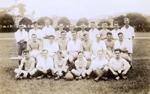 Football team photo, crew of HMS Despatch