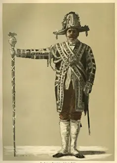 Formal Prints: Footman at a feast, the Imperial Court, Berlin, Germany