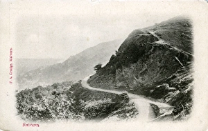 Footpath Gallery: Footpath & Hills, Great Malvern, Worcestershire