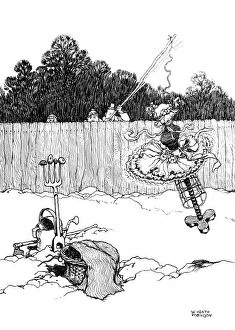 Sowing Gallery: Forcing the Murphies by Heath Robinson