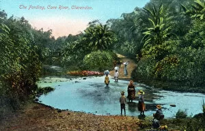 Jamaica Collection: The Ford at Cave River, Clarendon, Jamaica, West Indies