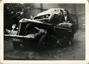 Eifel Prints: Ford Eifel Classic Car Accident, England