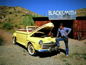 Convertible Prints: Ford de Luxe convertible