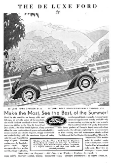Luxe Prints: Ford De Luxe Saloon