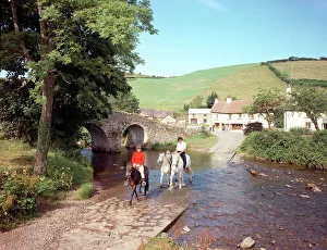Exmoor Prints: The Ford, Malsmead Farm, Exmoor