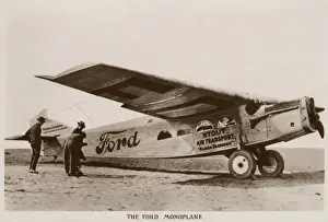 Air Plane Prints: The Ford Monoplane was used for Air Mail carrying
