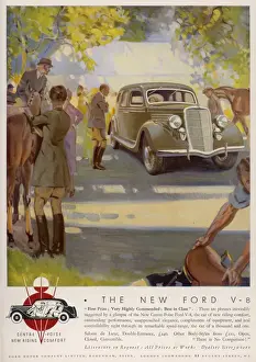 Ford V-8 at a Horse Show