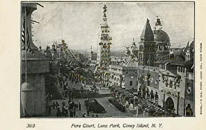 Luna Prints: Fore Court, Luna Park, Coney Island, New York, USA
