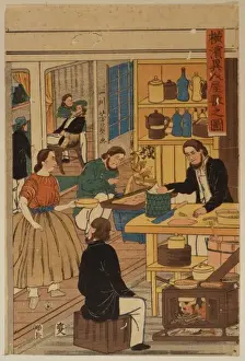 Foreign settlement house in Yokohama