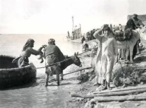 Images Dated 30th September 2011: Foreshore at Kut Al Amara, Mesopotamia, WW1
