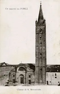 Chiesa Prints: Forli, Romagna, Italy - Basilica Abbey of San Mercurial
