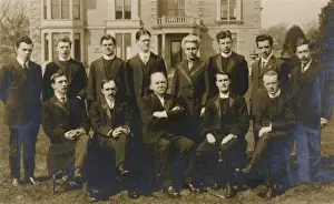 Vicar Prints: Formal Edwardian group photograph with clergy, Scotland