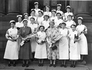 Nursing Collection: Formal Nurses? prize giving group