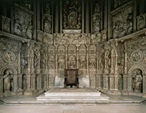 Autonomous Prints: Forment Damian (c. 1480- 1540). Spanish sculptor. Altarpiece