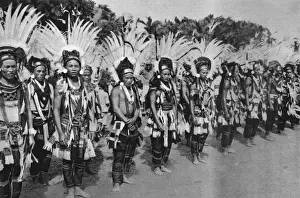 Formosa Prints: Formosan men in costume