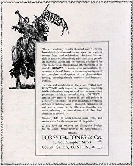 Acid Collection: Forsyth, Jones and Co Advertisement