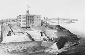 Kentucky Prints: Fort Anderson. Fort Anderson, Paducah, Kentucky, and the cam