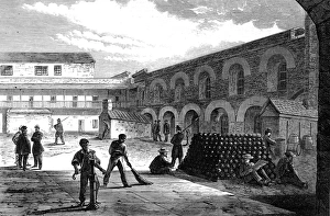 Images Dated 8th July 2004: Fort Lafayette, New York Harbour, 1865