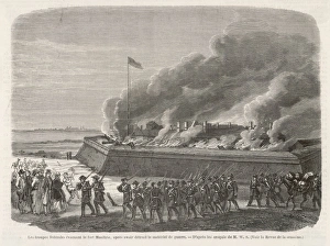 Fort Moultrie Evacuated
