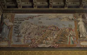 Cannons Prints: Take of the Fort of Saint Elmo (June 23, 1565)