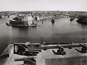Angelo Gallery: Fort St Angelo and the Grand Harbour Valletta Malta
