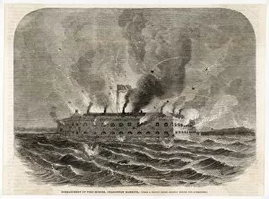 Images Dated 20th October 2007: Fort Sumter Bombarded