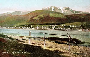 Images Dated 7th February 2019: Fort William and Ben Nevis, Lochaber, Scotland