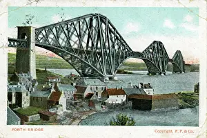 Midlothian Prints: The Forth Bridge, Edinburgh, Midlothian