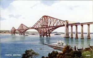 Midlothian Prints: Forth Rail Bridge, South Queensferry, Midlothian