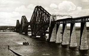 Midlothian Prints: Forth Railway Bridge, South Queensferry, Midlothian