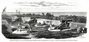 Rebels Gallery: Fortifications at Cap-Haitien by Insurgents