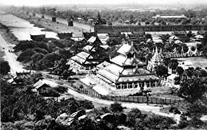 Burma Collection: The Fortified City of Mandalay, Burma, 1945