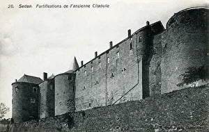 Immense Prints: Fortified medieval castle at Sedan, Ardennes, France