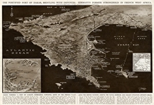 Fortified port of Dakar by G. H. Davis Fortified port of Dakar by G. H. Davis