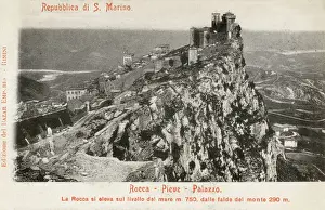 Outcrop Prints: Fortress of Citta di San Marino on Monte Titano