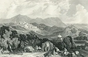 Mutiny Prints: The Fortress of Nahan in the Dominion of Oude, India