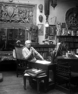 Props Prints: Fortunino Matania in his studio