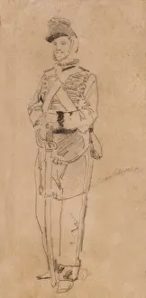 Tarragona Prints: FORTUNY I MARSAL, Mariano (1838-1874). Trooper saber