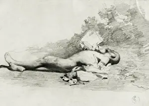 Moor Prints: FORTUNY I MARSAL, Mariano (1838-1874). Dead Moor